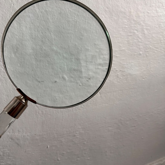 Large magnifying glass with crystal handle - Picture 8 of 8